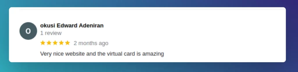 Virtual Dollar Card that Works in Nigeria