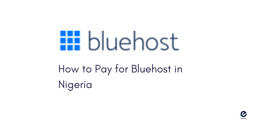 How to pay for Blue host in Nigeria