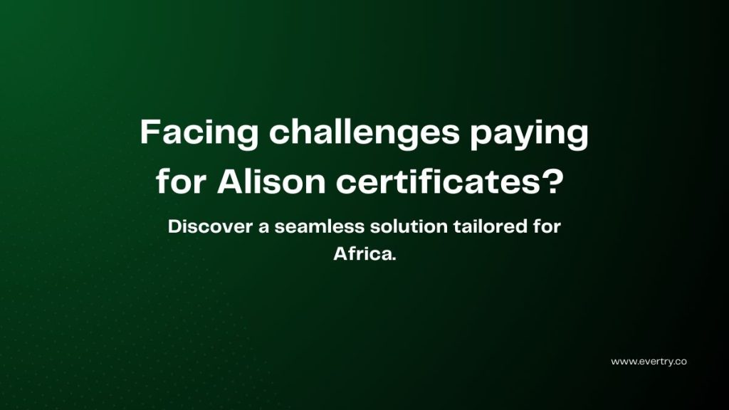 Alison Certificates