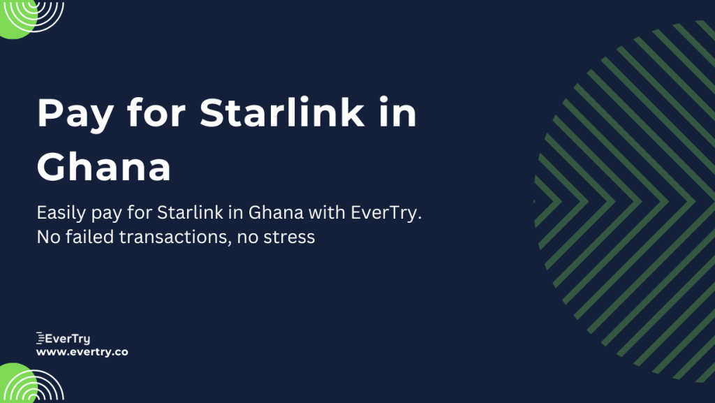 Pay for Starlink in Ghana