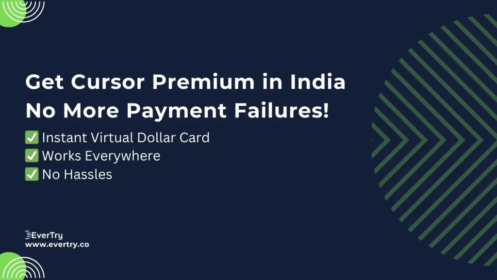 how to pay for cursor in india