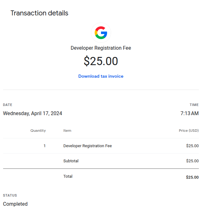 on-screen confirmation