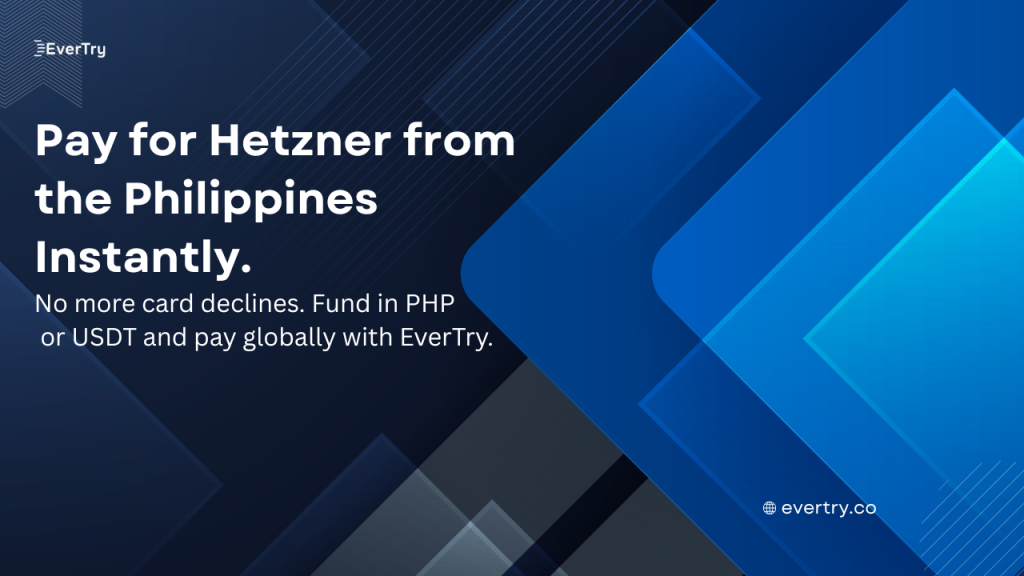 Pay for Hetzner from the Philippines