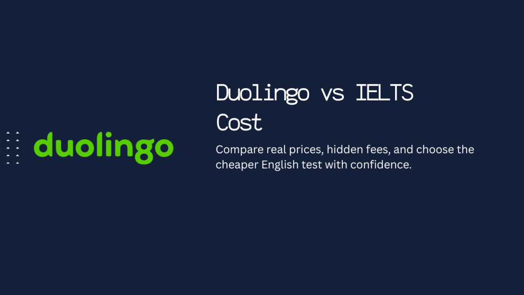Duolingo vs IELTS Cost