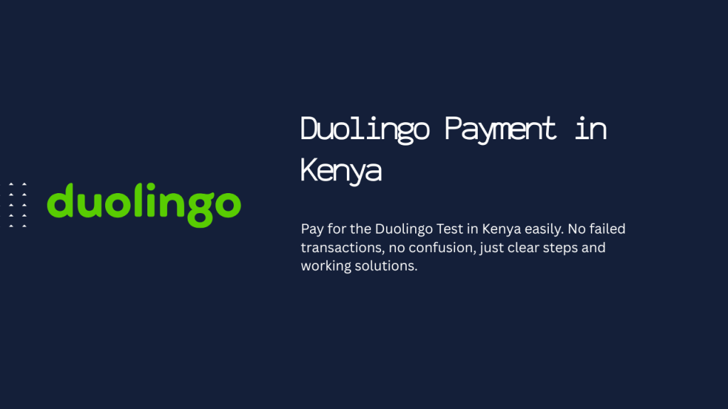 Duolingo Payment In Kenya