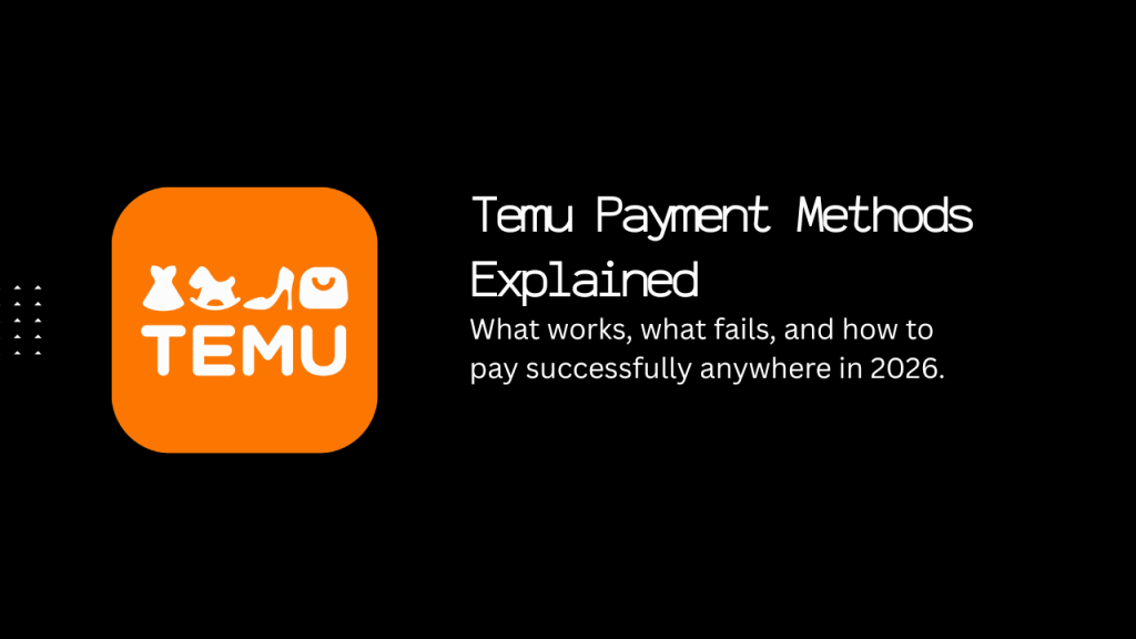 Temu Payment Methods