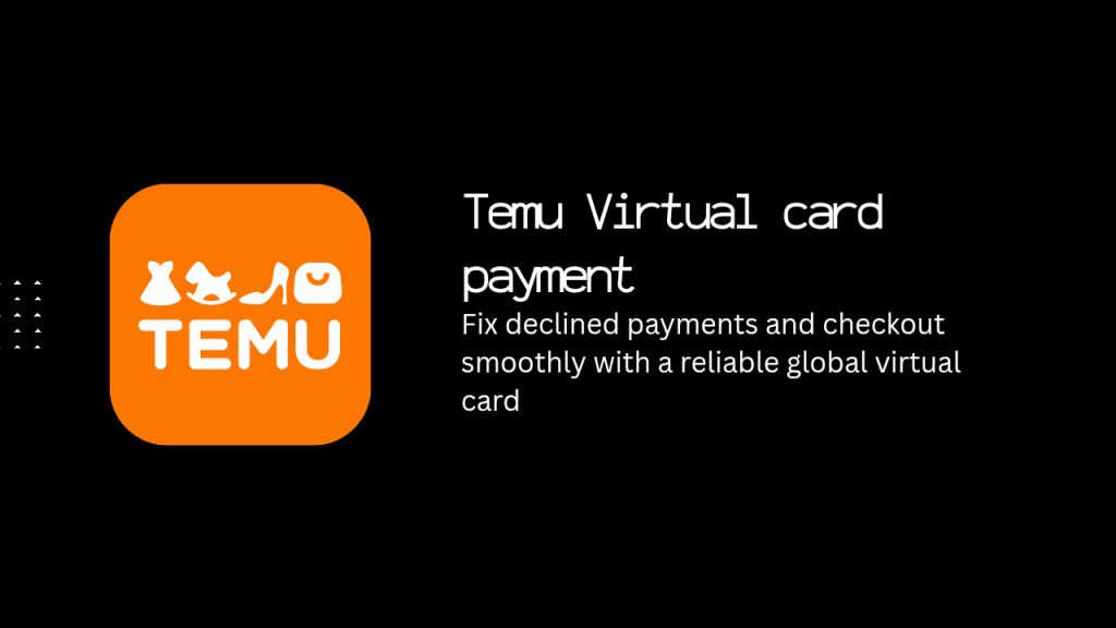 Temu Virtual Card Payment