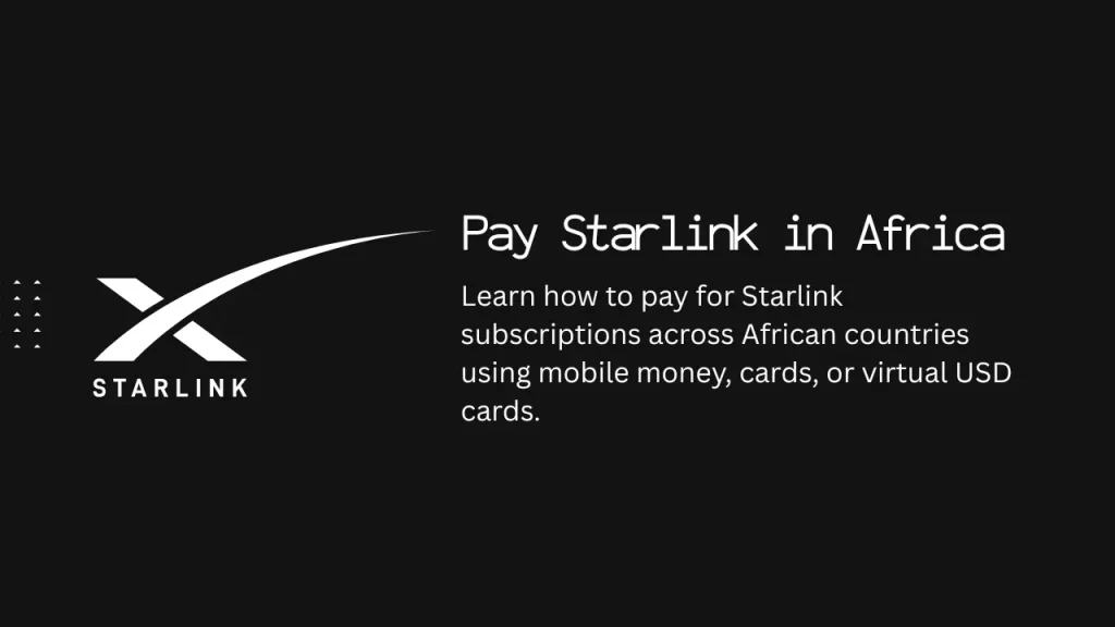Pay Starlink in Africa